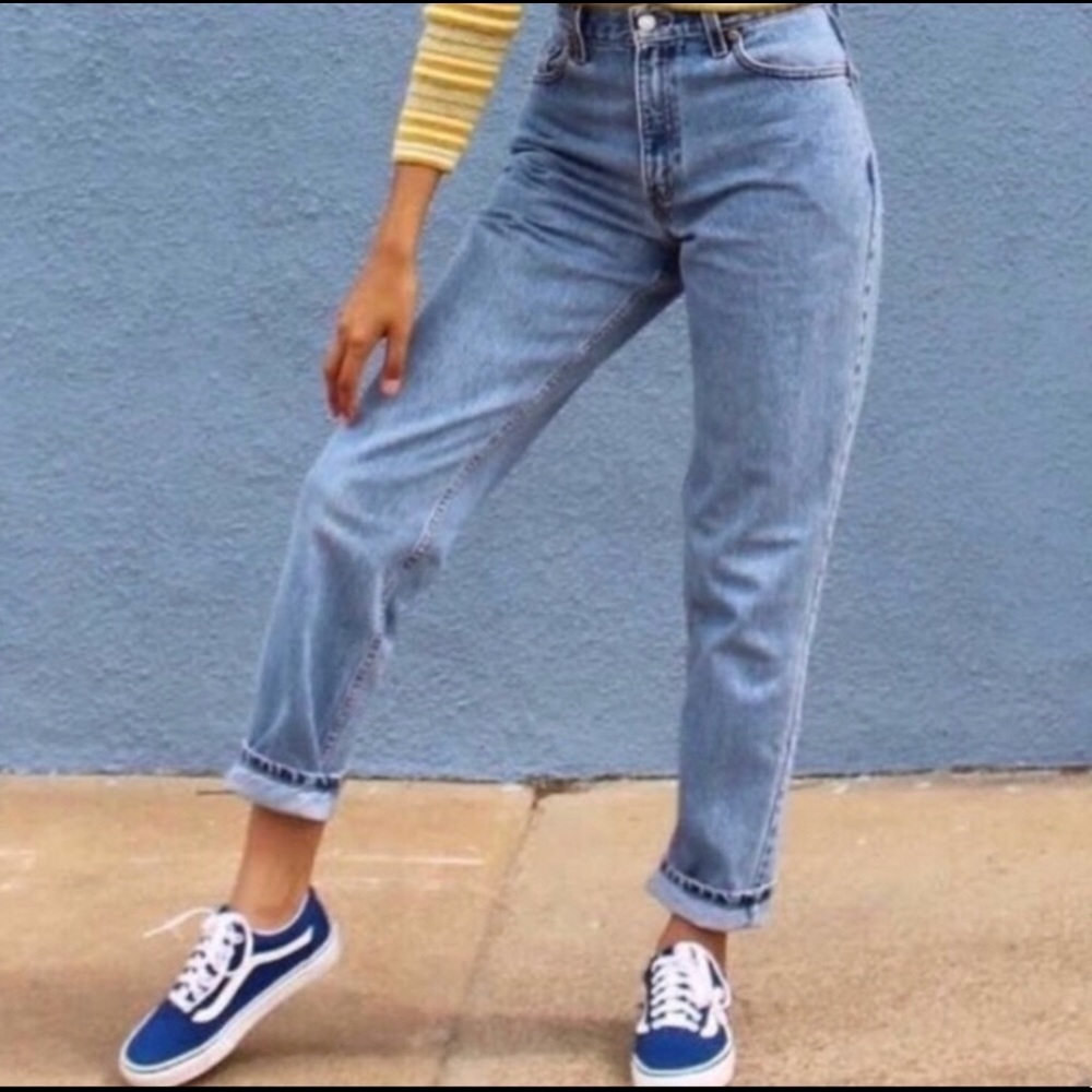 Vintage Levi’s 550’s high waisted mom jeans